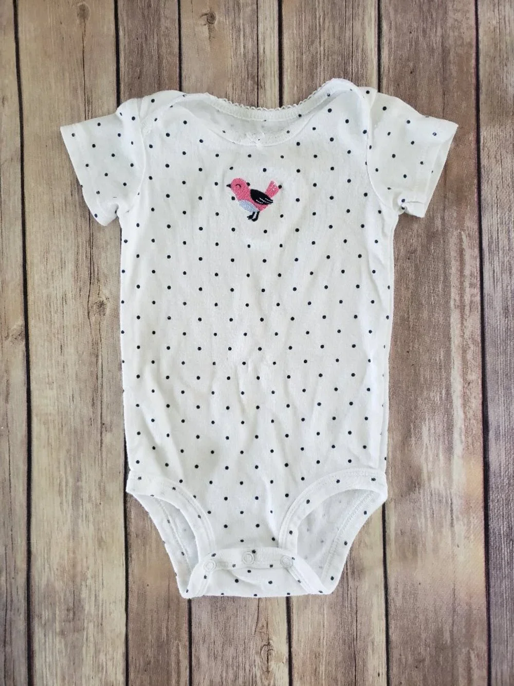 Carter's Baby Bird Onesie Size 9M